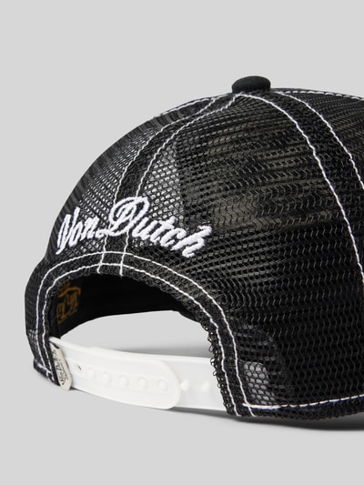 Von Dutch Trucker-Cap mit Label-Stitching Modell 'RIVERSIDE' Black 3