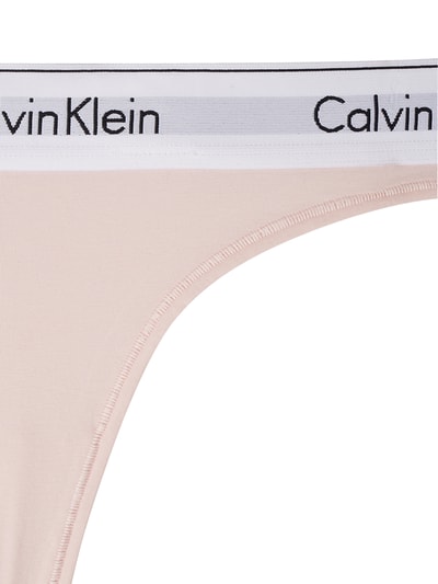 Calvin Klein Underwear Stringi z paskiem z logo Różowy 2