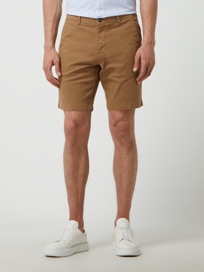 SELECTED HOMME Chino-Shorts mit Stretch-Anteil Modell 'Chester' Beige 4