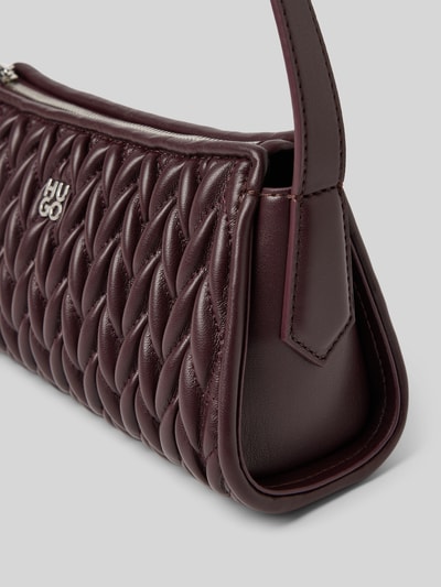 HUGO Handtasche mit Label-Applikation Modell 'Chris 2.0' Bordeaux 3