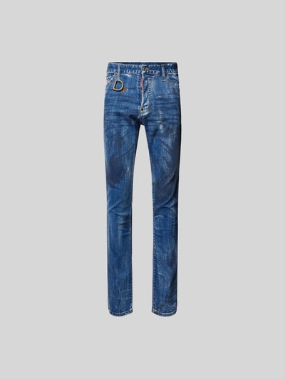 Dsquared2 Skinny Fit Jeans im Used-Look Blau 2