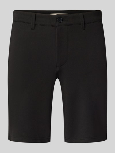 ONLY & SONS regular fit bermuda’s van viscosemix model 'MARK' Zwart - 2
