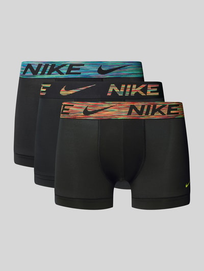 Nike Obcisłe bokserki z technologią Dry-Fit w zestawie 3 szt. model ‘Essential’ Czarny 1