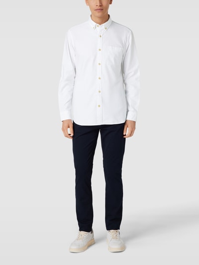 camel active Koszula casualowa z kołnierzykiem typu button down Biały 1
