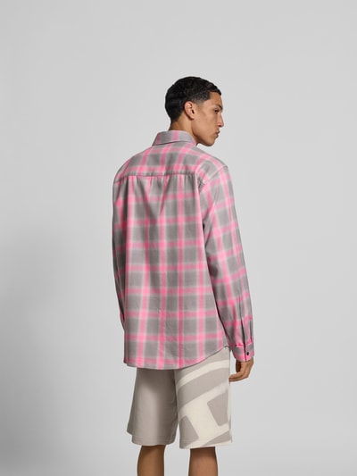 Diesel Regular Fit Freizeithemd mit Kentkragen Rose 5