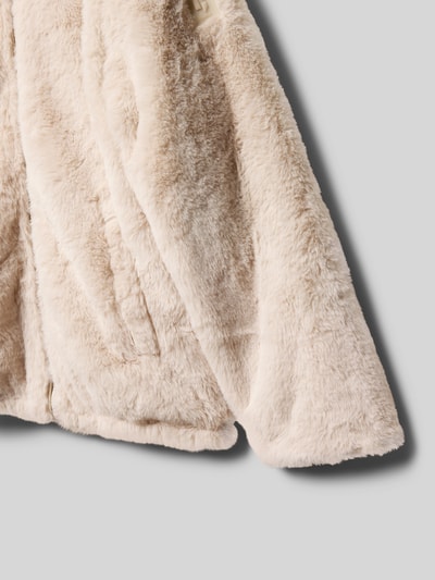 Garcia Regular Fit Winterjacke mit Kunstfellbesatz Ecru 2