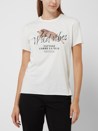 Only T-Shirt mit Print Modell 'Lucy' Offwhite 4