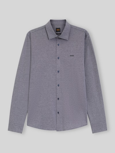 BOSS Orange Slim Fit Freizeithemd aus reiner Baumwolle Modell 'Mysoft_2' Marine 2