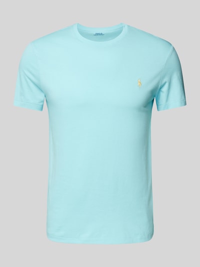 Polo Ralph Lauren T-shirt met labelstitching Turquoise - 2