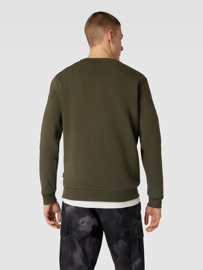 Only & Sons Sweatshirt in melierter Optik Oliv 5