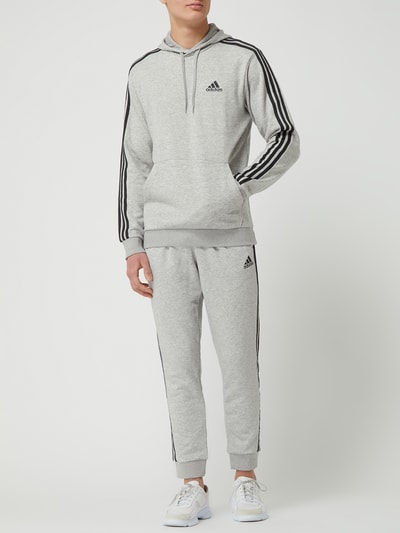 ADIDAS SPORTSWEAR Hoodie met logostrepen  Middengrijs gemêleerd - 1