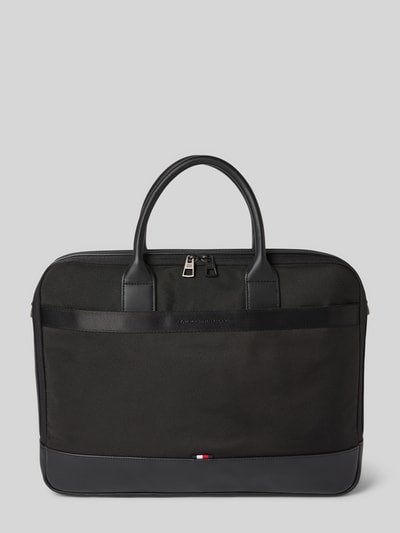 Tommy Hilfiger Laptoptasche mit Logo-Struktur Black 2