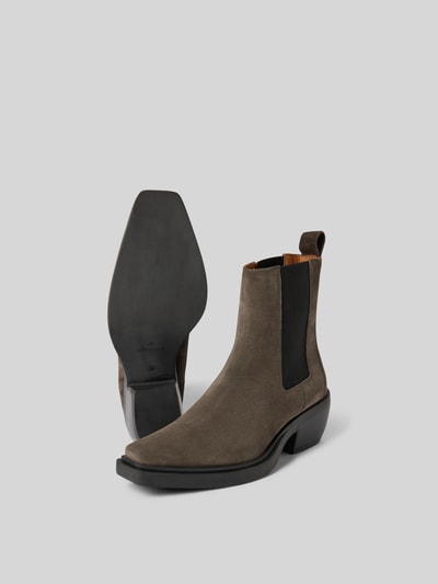 Copenhagen Chelsea Boots mit elastischen Einsätzen Mittelbraun 5