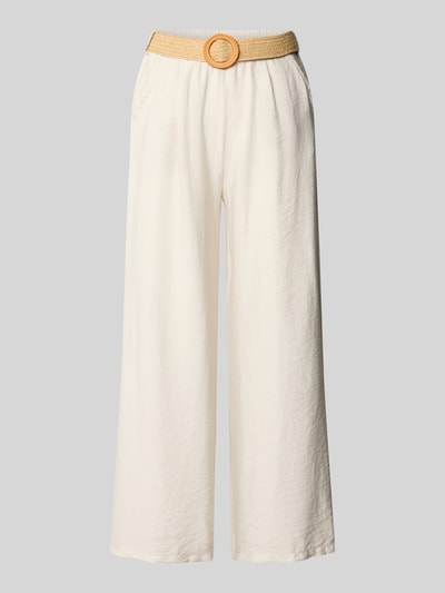 ZABAIONE Stoffhose mit Eingrifftaschen Beige 2