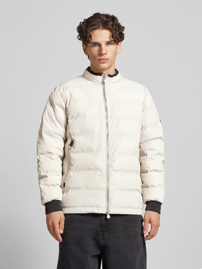 Balr. Regular Fit Steppjacke mit Stehkragen Modell 'Q-Series' Hellgrau 4