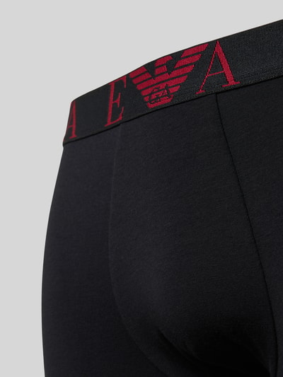 Emporio Armani Boxershorts mit elastischem Logo-Bund im 3er-Pack Black 2