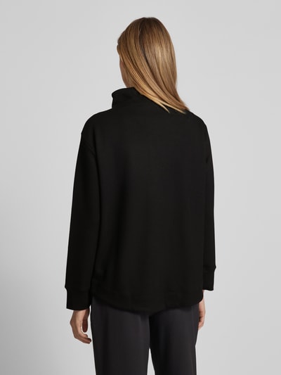 Christian Berg Woman Sweatjack met opstaande kraag Zwart - 5