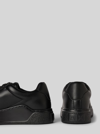 ARMANI EXCHANGE Sneakersy z detalem z logo model ‘LION’ Czarny 2
