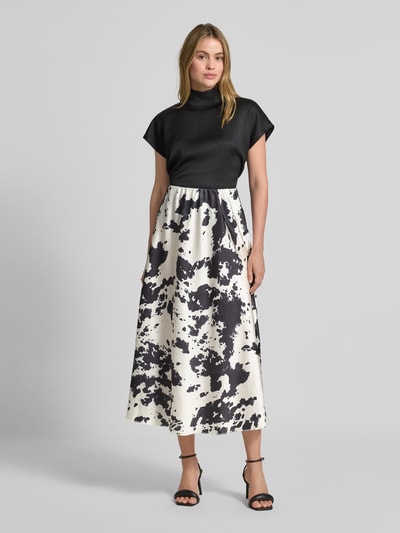 ZABAIONE Midirok met elastische band, model 'Na44ia' Zwart - 1