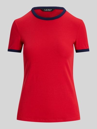 Lauren Ralph Lauren Slim Fit T-Shirt aus Baumwoll-Mix Rot 2