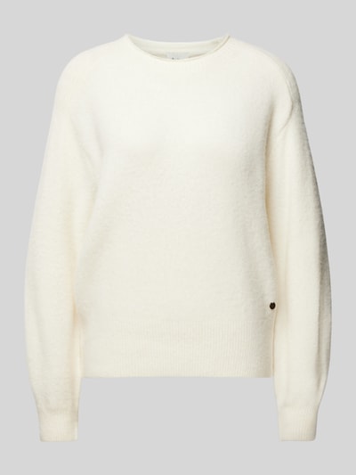 Pepe Jeans Gebreide pullover met ronde hals, model 'IRMA' Offwhite - 2