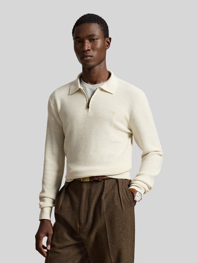 Polo Ralph Lauren Pullover aus Wolle mit Troyerkragen Sand 4