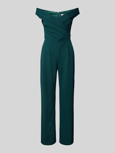 SISTAGLAM Jumpsuit mit V-Ausschnitt Gruen 2