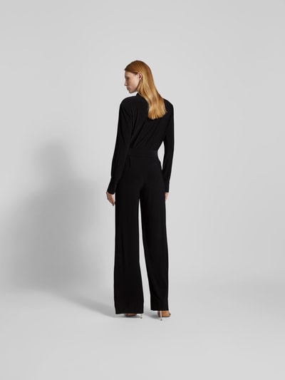 Norma Kamali Jumpsuit mit verdeckter Knopfleiste Black 5