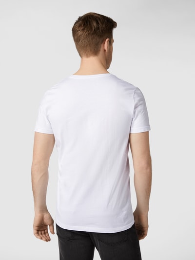 Christian Berg Men T-shirt z bawełny ekologicznej w zestawie 2 szt. Biały 5