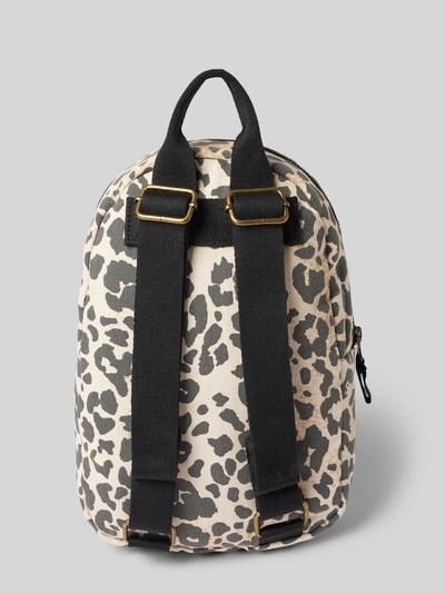 STUDIO NOOS Rucksack mit Animal-Print Sand 4