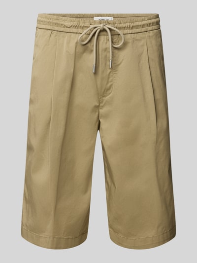 Replay Bermudas mit elastischem Bund und Tunnelzug Stein 2