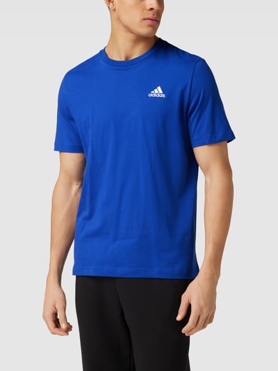 ADIDAS SPORTSWEAR T-Shirt mit Label-Stitching Blau 4