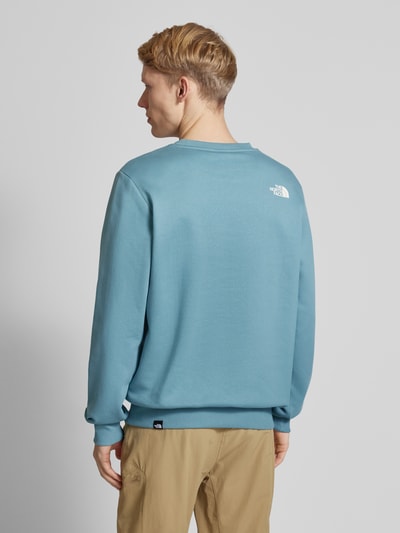 The North Face Sweatshirt mit Label-Print Petrol 5