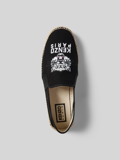 Kenzo Espadrilles mit Label-Stitching Black 4