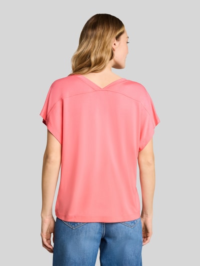 Tom Tailor Loose Fit T-Shirt aus Viskose-Mix Pink 5