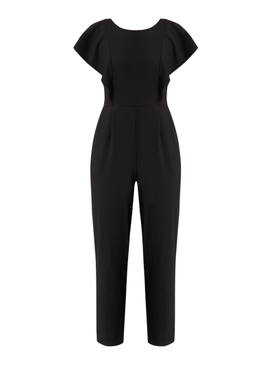 Jake*s Cocktail Jumpsuit met volantmouwen  Zwart - 2