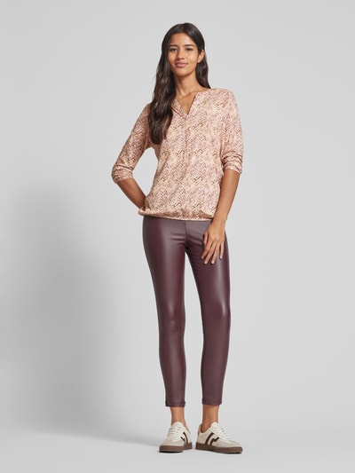 Soyaconcept Regular Fit Blusenshirt mit V-Ausschnitt Modell 'FELICITY' Rose 1