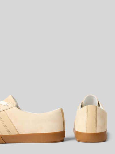 Lauren Ralph Lauren Sneakers van leer met labelapplicatie, model 'JANSON II' Zand - 2
