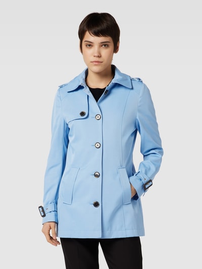 Christian Berg Woman Selection Trenchcoat met knoopsluiting Bleu - 4