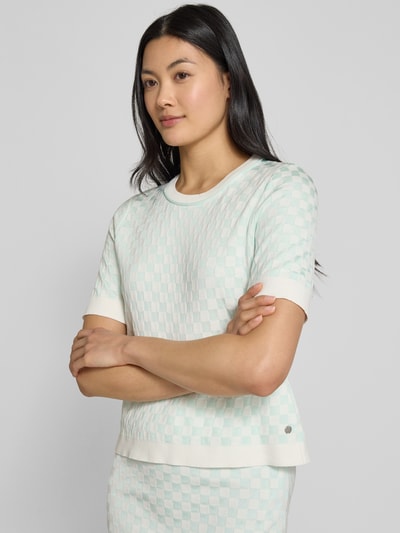 Marc Cain T-Shirt in Strick-Optik Mint 3