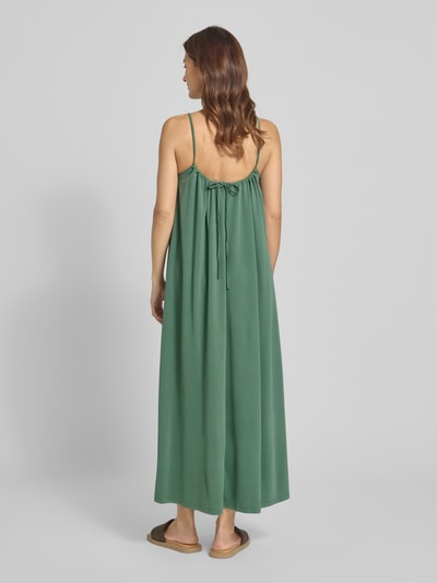 Jake*s Casual Sukienka midi z prostokątnym dekoltem i cienkimi ramiączkami Zielony 5