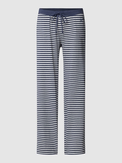 Esprit Pyjamabroek met all-over motief Donkerblauw - 1