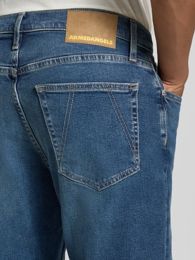ARMEDANGELS Tapered Fit Jeans aus Baumwoll-Lyocell-Mix Modell 'AARJO TARPA' Dunkelblau 3