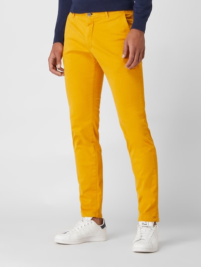 JOOP! Jeans Modern Fit Chino mit Stretch-Anteil Modell 'Matthew' Dunkelgelb 4