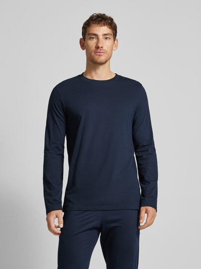 Schiesser Longsleeve mit Rundhalsausschnitt Dunkelblau 4