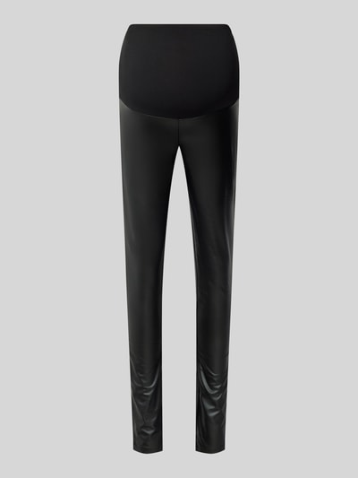 Mamalicious Leggings in Leder-Optik Modell 'SOYA' Black 1