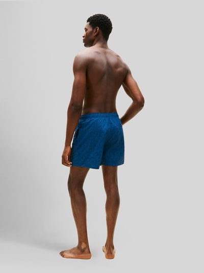 Tommy Hilfiger Regular Fit Badehose mit Logo Print Dunkelblau 5