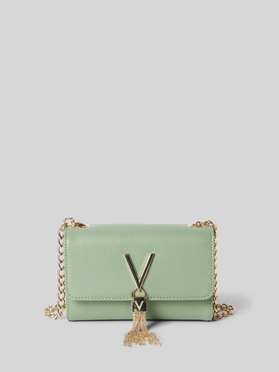 VALENTINO BAGS Handtas met labelapplicatie, model 'DIVINA' Lichtgroen - 1