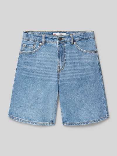 Levi’s® Kids Loose Fit Jeansshorts aus Baumwoll-Mix Hellblau 1