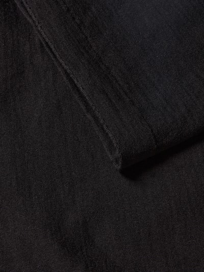 Rick Owens Schal mit Fransen Schwarz 4